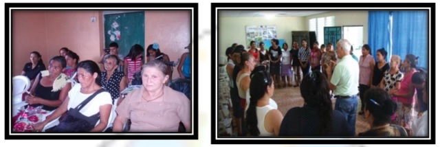 Mujeres de Tenancingo y Suchitoto, participantes del proyecto de Soberanía Alimentaria